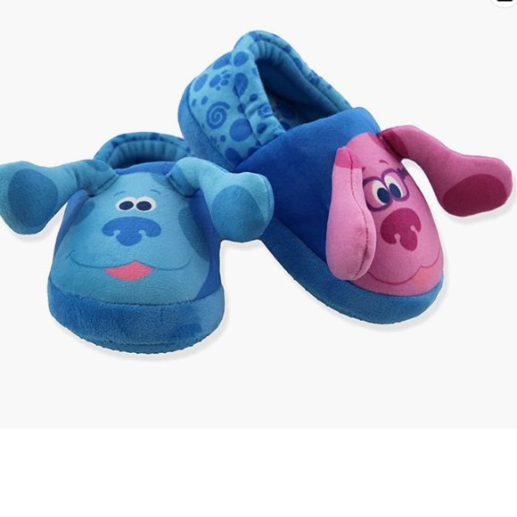 Blue's Clues & You Toddler Boys Girls Plush Aline Slippers Size  M - 7/8 - Picture 1 of 4